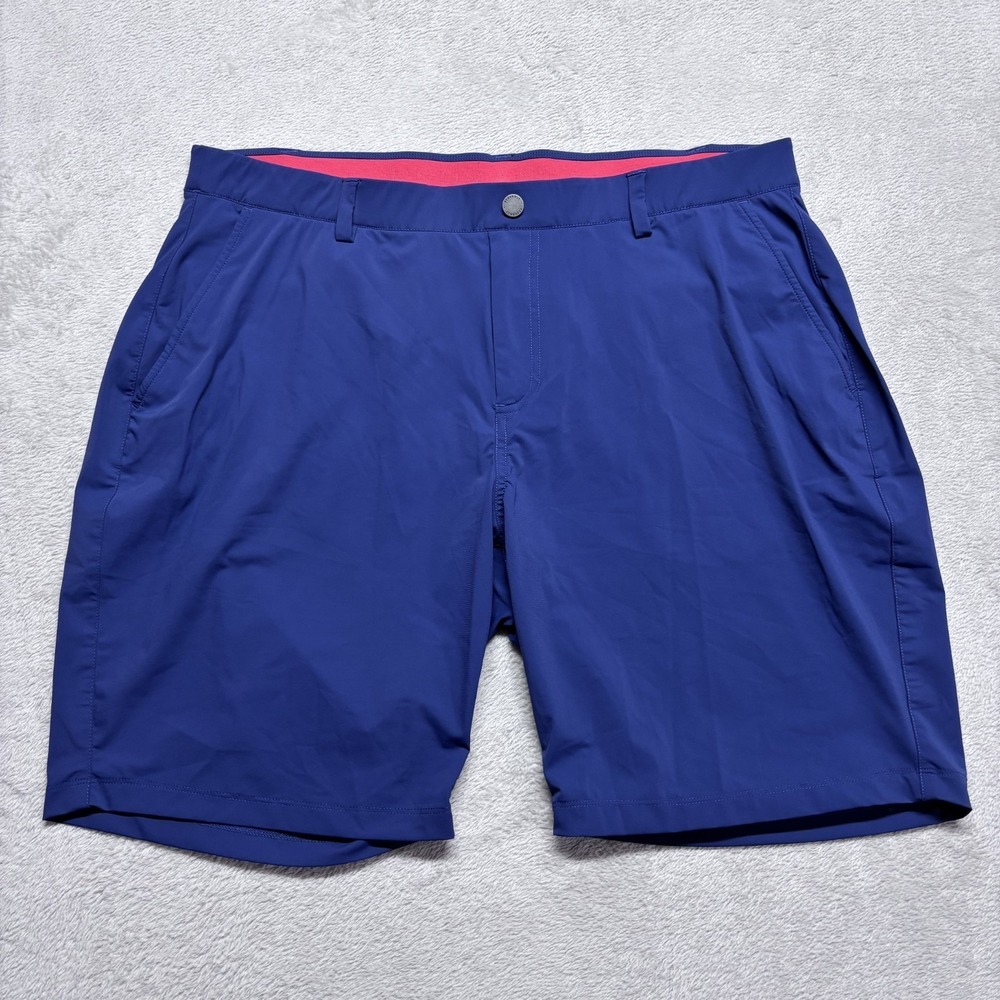 Redvanly Shorts Mens XXL 2XL Blue Hanover Golf Performance Stretch Golfing